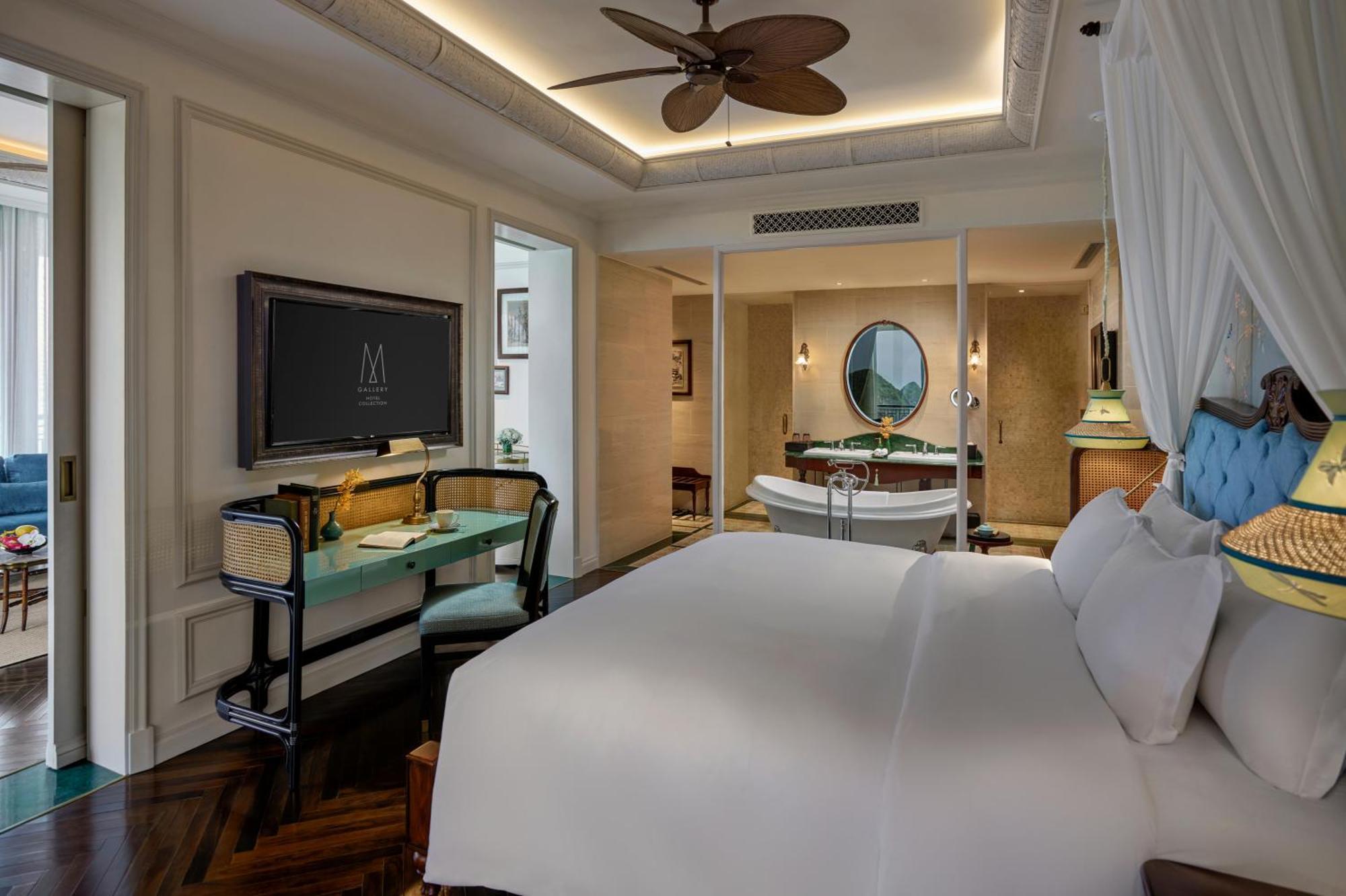 Hotel Perle D'Orient Cat Ba - Mgallery Chan Chau Luaran gambar Deluxe Ocean View Room