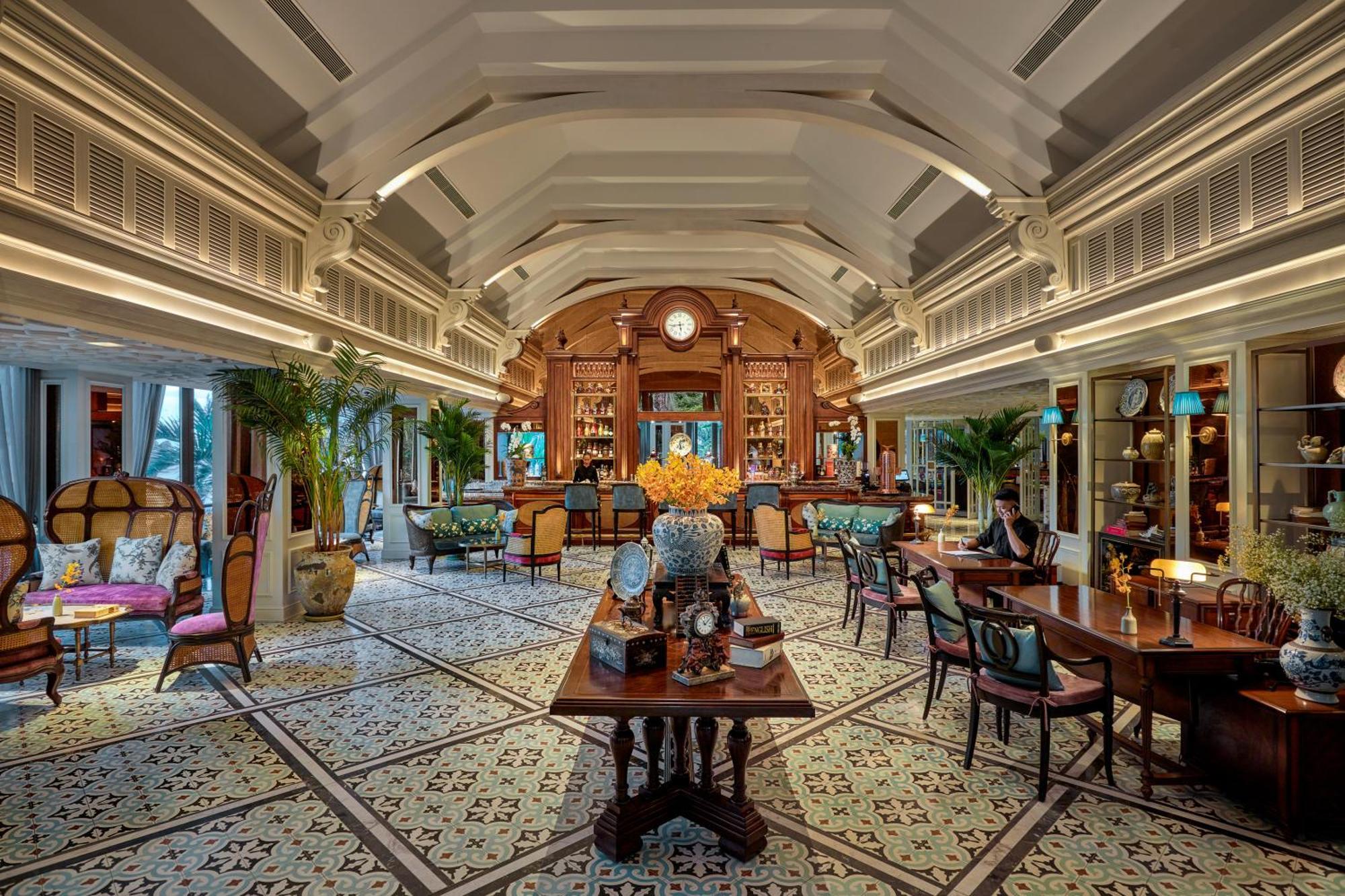 Hotel Perle D'Orient Cat Ba - Mgallery Chan Chau Luaran gambar The lobby of the hotel